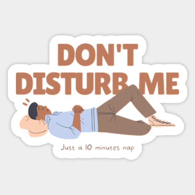 most likely to take a nap Sticker Sticker by MoGaballah